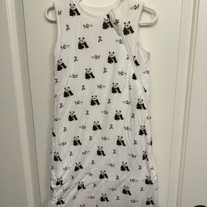Kyte BABY Panda Print Sleep Sack - White